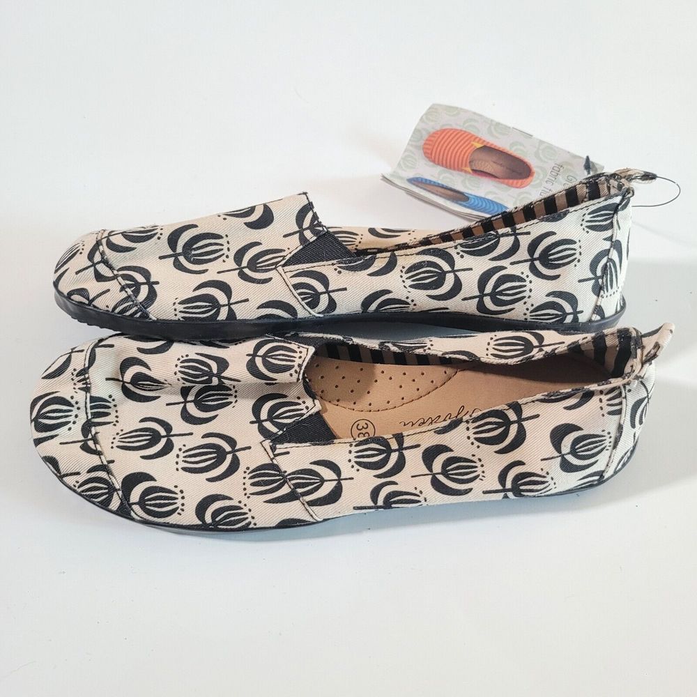 Gudrum Sjoden Womens Shoes Size 38 / 8 Organic Cotton Fair Trade Flats